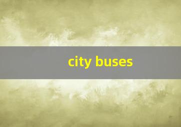 city buses